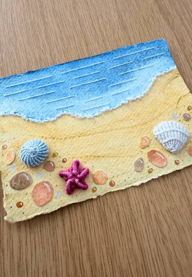 The Art of Paper Embroidery - on the Shoreline Workshop