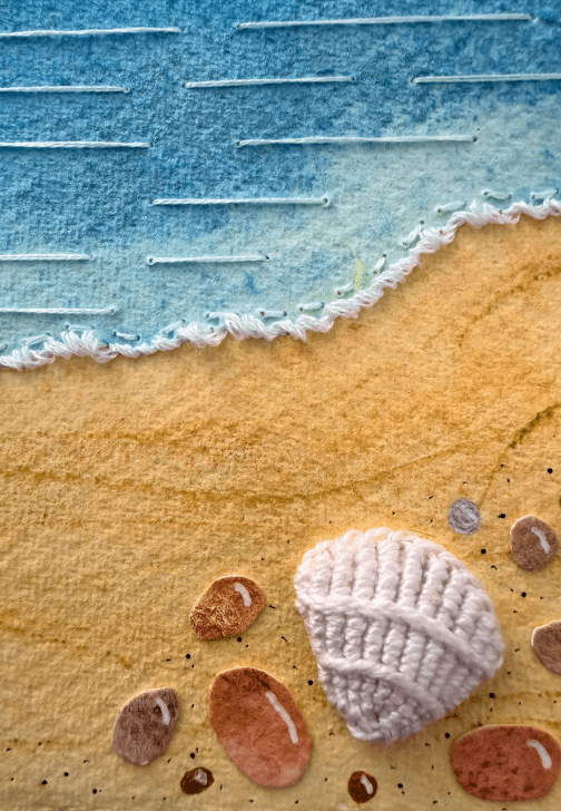 The Art of Paper Embroidery - on the Shoreline Workshop
