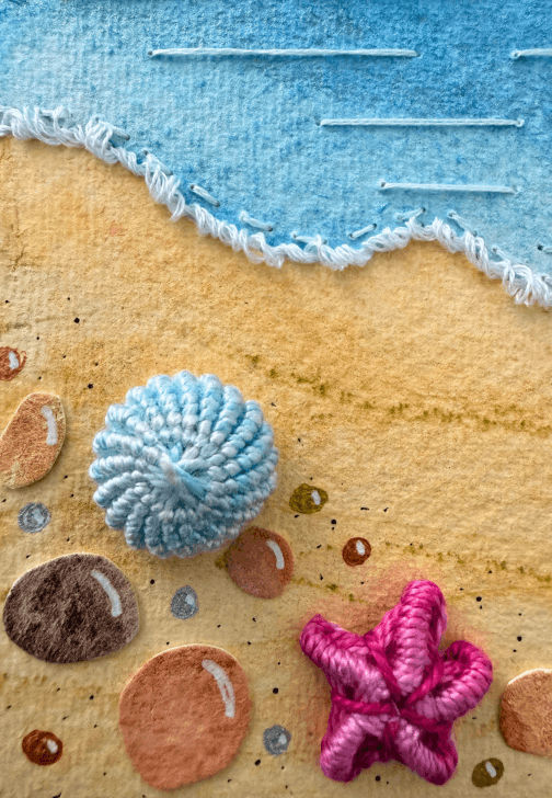 The Art of Paper Embroidery - on the Shoreline Workshop