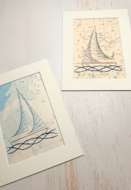 The Art of Paper Embroidery - Sew a Boat Taster Workshop