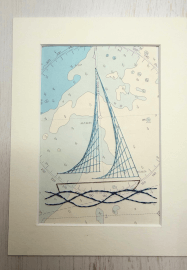 The Art of Paper Embroidery - Sew a Boat Taster Workshop