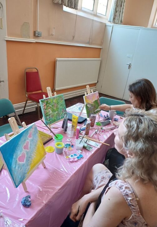 The Gallery Reset - Intuitive Painting Class