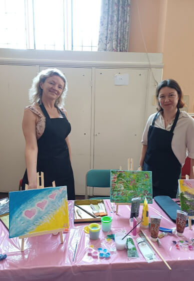 The Gallery Reset - Intuitive Painting Class