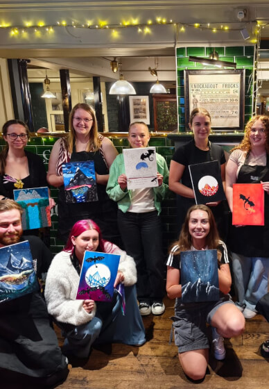 The Painted Realm - Romantasy Sip and Paint Experience
