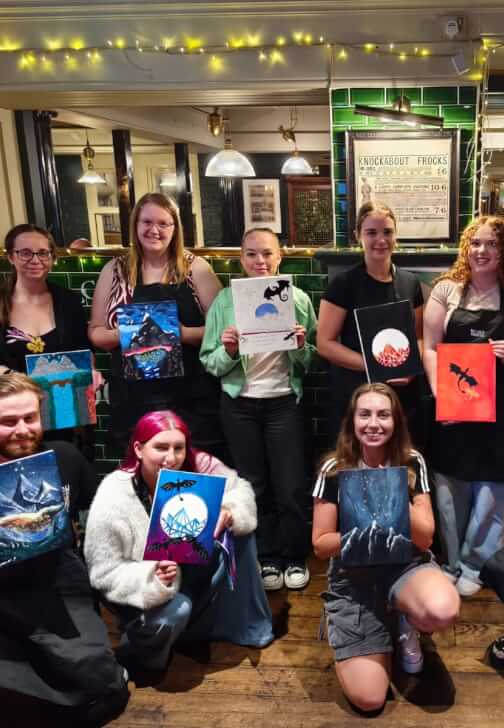 The Painted Realm - Romantasy Sip and Paint Experience