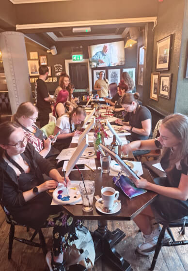 The Painted Realm - Romantasy Sip and Paint Experience
