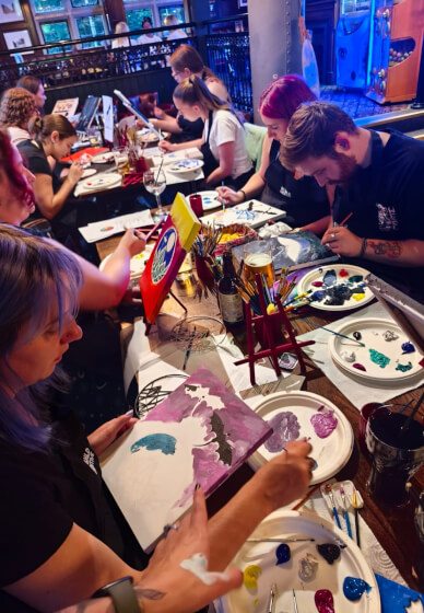 The Painted Realm - Romantasy Sip and Paint Experience
