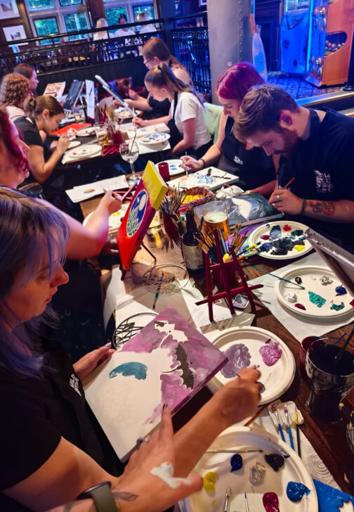 The Painted Realm - Romantasy Sip and Paint Experience
