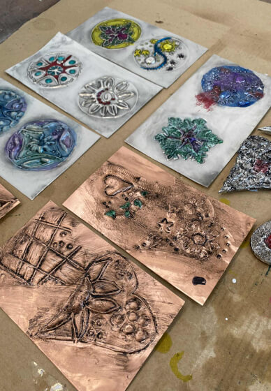 Embossed Hanging Decorations Workshop