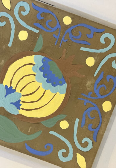 Tile Pottery Painting Class: Design, Colour and Carve