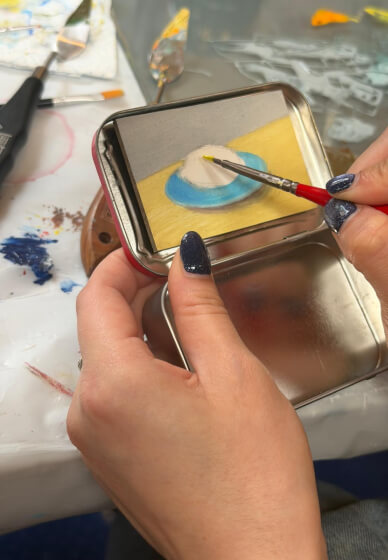 Tiny Oil / Acrylic Painting Class: Create Art in a Mint Tin