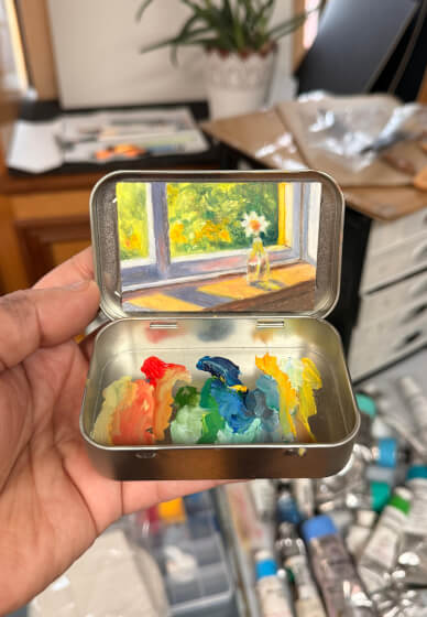 Tiny Oil / Acrylic Painting Class: Create Art in a Mint Tin