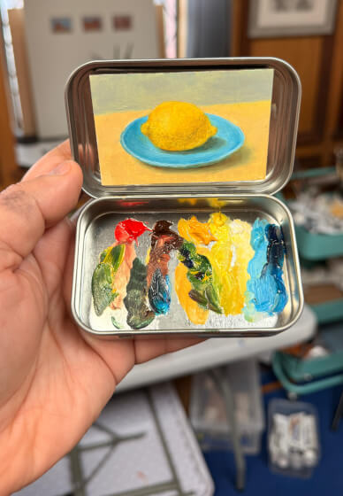 Tiny Oil / Acrylic Painting Class: Create Art in a Mint Tin