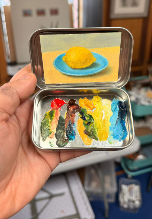 Tiny Oil / Acrylic Painting Class: Create Art in a Mint Tin
