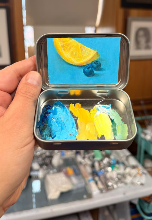 Tiny Oil / Acrylic Painting Class: Create Art in a Mint Tin