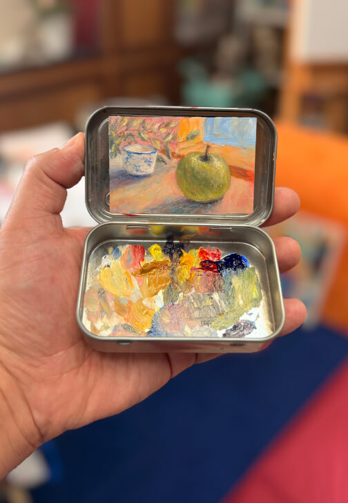 Tiny Oil / Acrylic Painting Class: Create Art in a Mint Tin