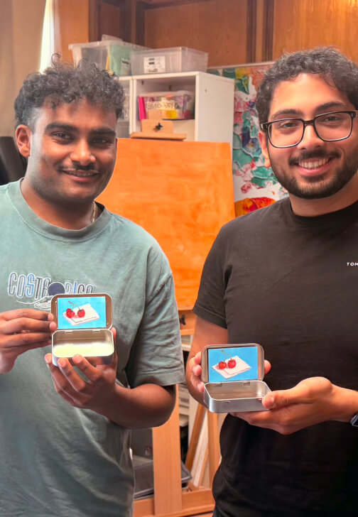 Tiny Oil / Acrylic Painting Class: Create Art in a Mint Tin