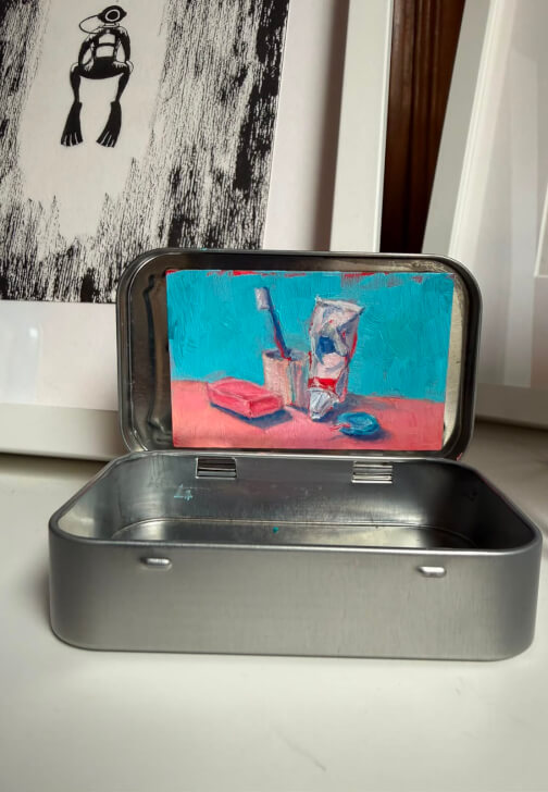 Tiny Oil / Acrylic Painting Class: Create Art in a Mint Tin