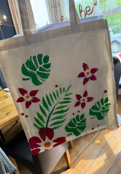 Tote Bag Painting Workshop for Hen Parties