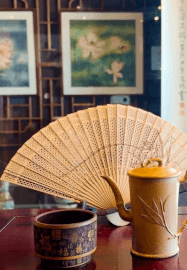 Traditional Chinese Tea Ceremony at the Fan Museum
