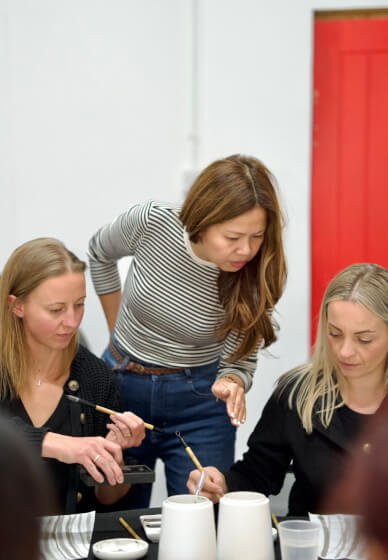 Traditional Japanese Sumi-e Ink Painting Workshop: Monthly Floral