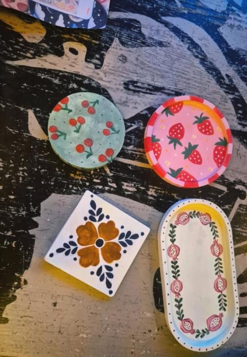 Tray and Coaster Painting Workshop - Didsbury