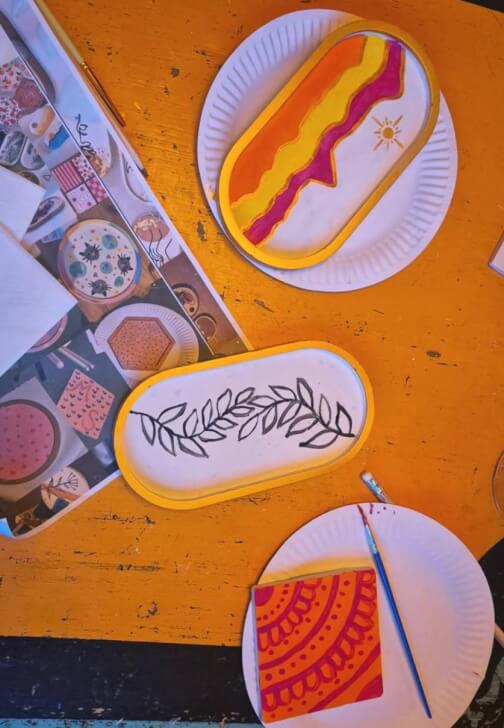 Tray and Coaster Painting Workshop - Didsbury
