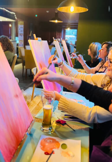 Tulip Bloom Paint and Sip Experience