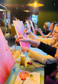 Tulip Bloom Paint and Sip Experience