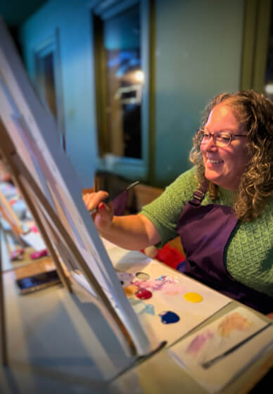 Tulip Bloom Paint and Sip Experience