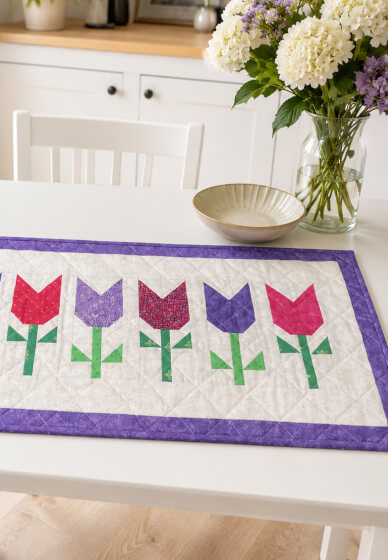 Tulips Applique Workshop with Janet Goddard
