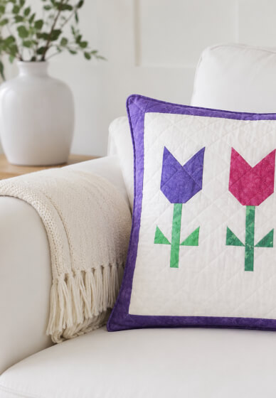 Tulips Applique Workshop with Janet Goddard