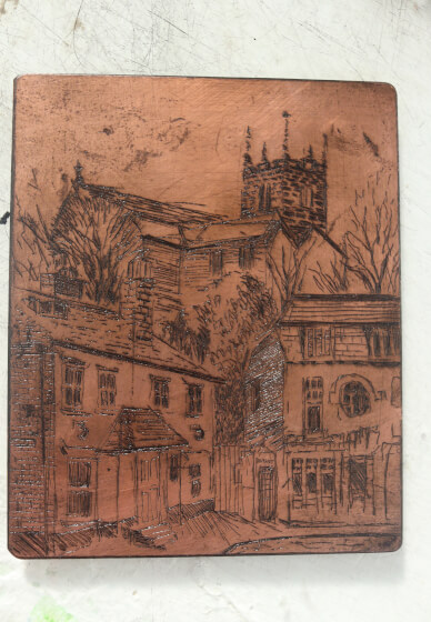 Tunnicliffe Etching Workshop Day