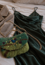 Two Projects in One Day - Wet Felted Purse and Picture Workshop