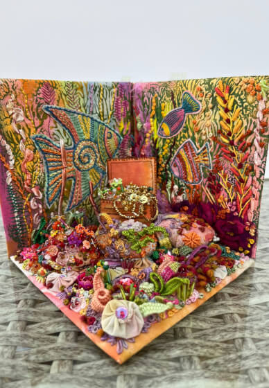 Under the Sea - Hand Embroidered Textural Display Workshop