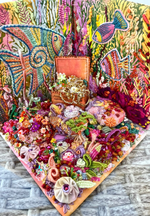 Under the Sea - Hand Embroidered Textural Display Workshop