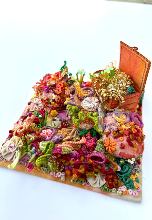 Under the Sea - Hand Embroidered Textural Display Workshop