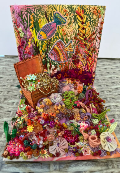 Under the Sea - Hand Embroidered Textural Display Workshop