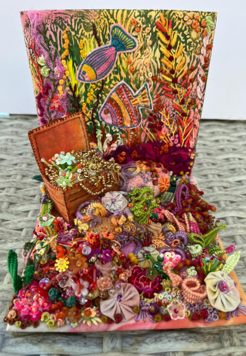 Under the Sea - Hand Embroidered Textural Display Workshop