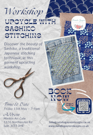 Upcycle with Sashiko Stitching Workshop