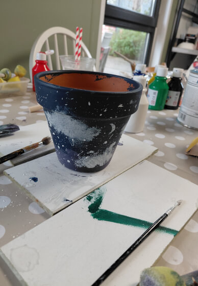 Upcycled Plant Pot Painting Experience