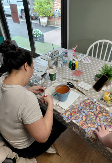 Upcycled Plant Pot Painting Experience