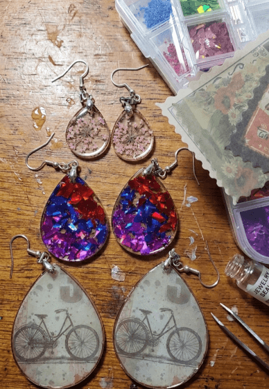 UV Resin Earrings Workshop