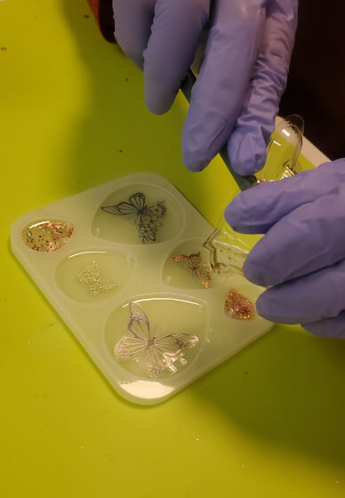 UV Resin Earrings Workshop