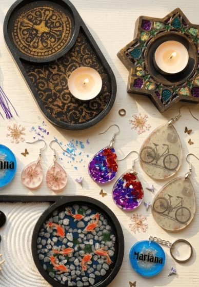 UV Resin Earrings Workshop