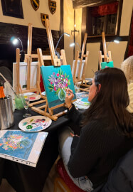 Vase of Sunflowers - Paint and Sip Workshop