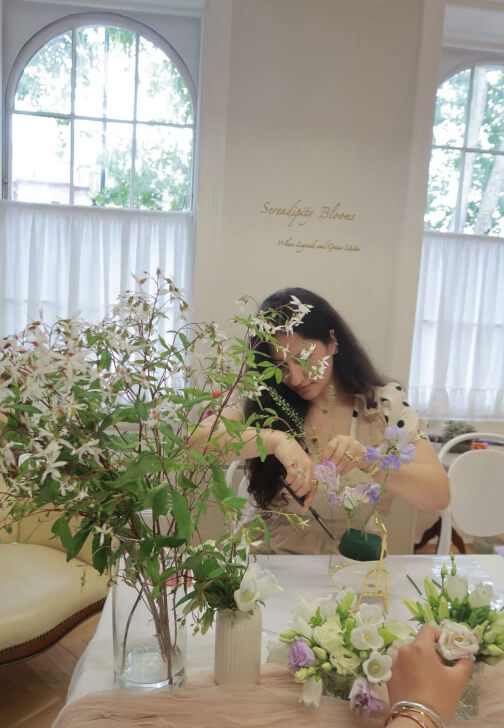 Vintage Bone China Teacup Floral Arranging Workshop