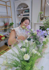 Vintage Teacup Floral Arrangement Class