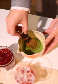Viral Matcha Recipe and Ceramic Cutlery Holder Workshop