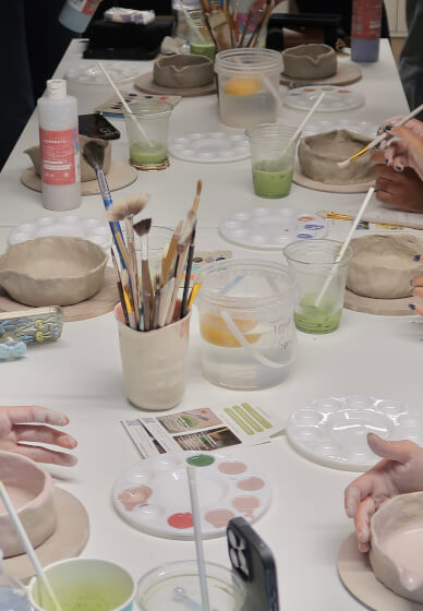Viral Matcha Recipe and Ceramic Cutlery Holder Workshop